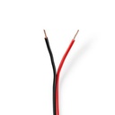 Nedis CABR0750BK1000 Speaker Cable 2x 0.75mm² Copper 100m Red / Black