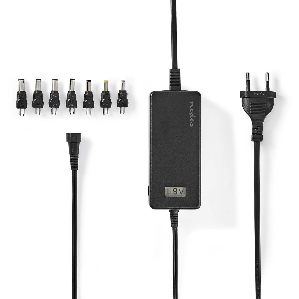Nedis ACPA105 Universal AC Power Adapter 36W 5-24V DC 1.80m 2.4-3.0A Black