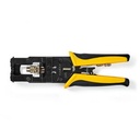 Nedis CSGG49540YE Antenna Cable Crimping Tool BNC/RCA/F Connectors Yellow / Black