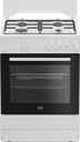 Beko FBG62010DW Vrijstaand Gasfornuis 60x60cm 64l Wit