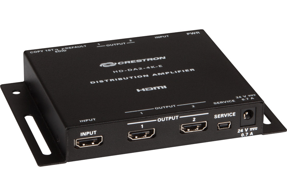Crestron HD-DA2-4K-E 1-to-2 4K HDMI Distribution Amplifier 