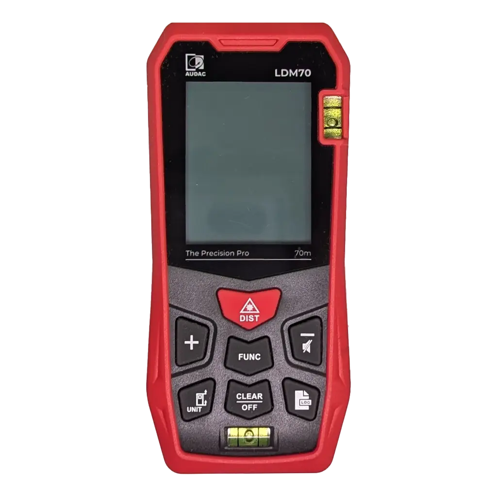 Audac LDM70 Télémètre laser 70 m Le professionnel de la précision Rouge