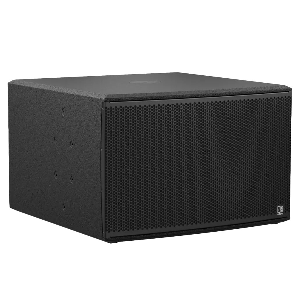 Audac BASSO115/B 15” Ultra-high power Infra-subwoofer 3000W 8Ω  Black 