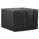 Audac BASSO118/B Caisson de basses infra-grave ultra-puissant 18 pouces 3000 W 8 Ω Noir