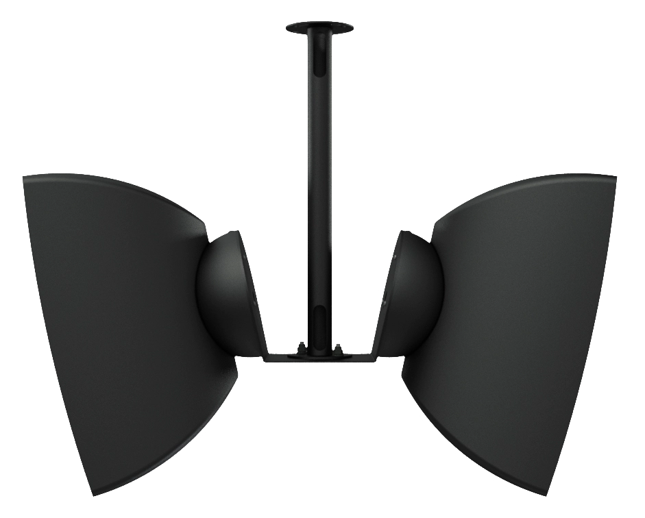 Audac CMA162M/B Cluster mounting set for 2x ATEO6M speaker Black