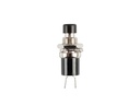 Velleman R1829B/B Push button switch on-(off) Black