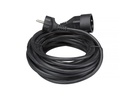 Perel EC10B extension cable H05VV-F 3G1.5 10m Pin earth Black