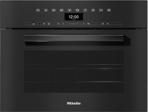 Miele DGC 7445 HC Pro OBSW Inbouw Combi stoomoven VitroLine 45cm 48l ObsidiaanZwart