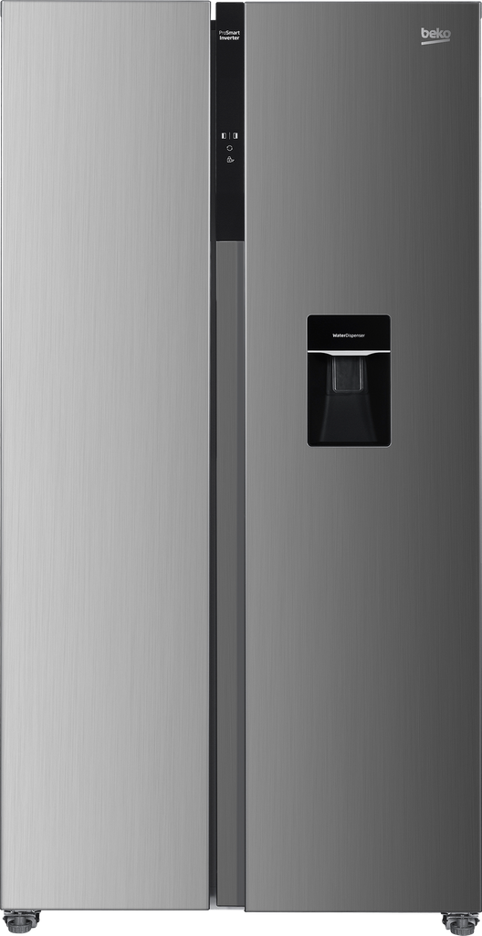 BEKO GNO5322WDXPN Amerikaanse Koelkast 177cm 532l 313.17 kWh/Jaar Grijs