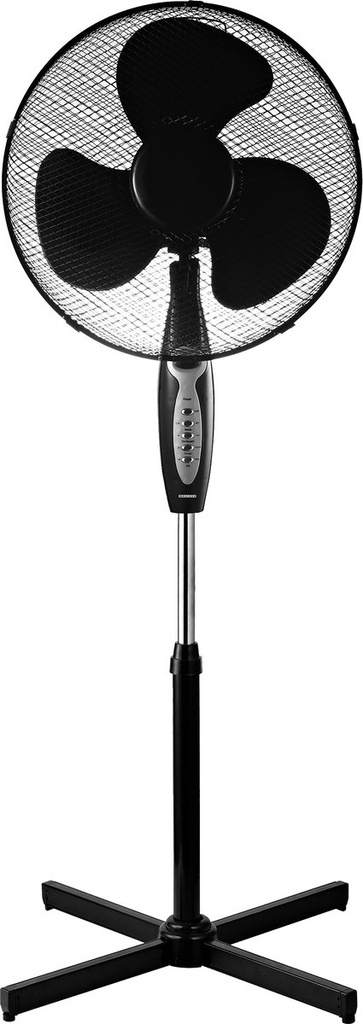 Melissa 16510107 Standventilator met afstandsbediening oscillerend 40 cm Ø Zwart