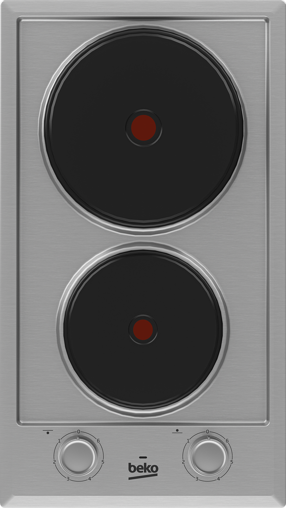 Beko HDCE32201X Cuisinière électrique Domino 30 cm Inox