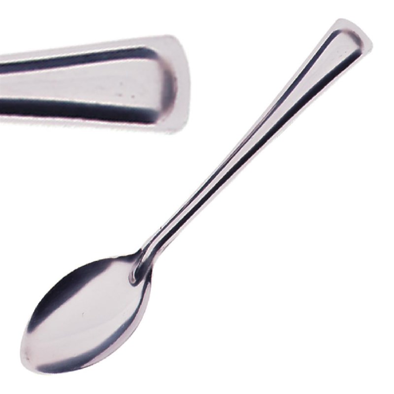 Nisbets Essentials E992 Theelepels 13.5cm RVS Grijs 12 Stuks