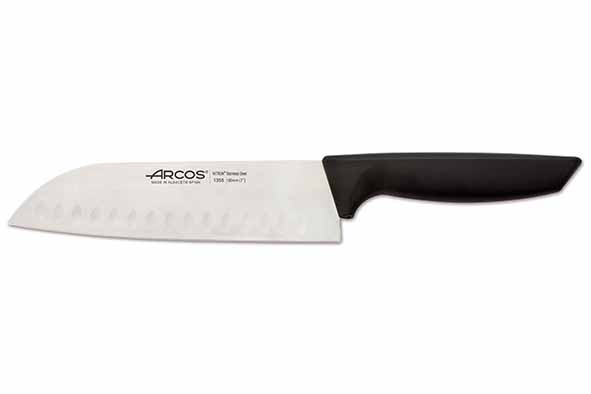 Arcos 135500 Santokumes Niza 18cm RVS Zwart