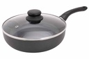 Cosy & Trendy 3776006 Plat de service avec couvercle 24(∅)x8,5cm Aluminium Noir