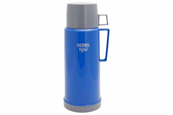 Bouteille isotherme 1 l 14 x 12 x 31 cm Bleu 026635
