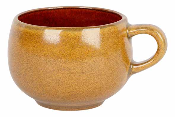 Cosy & Trendy 5698021 Espressotas Elements 6(Ø)x4.8cm 10cl Porselein Rood