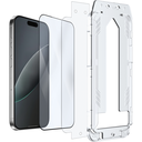 Protection d'écran en verre trempé Just in Case pour iPhone 16 Pro / 17 / 17 Pro avec applicateur