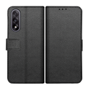 Étui portefeuille classique en cuir PU Just in Case MON2783CW1 pour OnePlus Nord 5 Noir