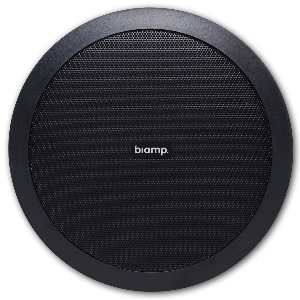 Biamp 2-Way Built-in Speaker 70/100V 60W@16Ω Black - CM6T-BL