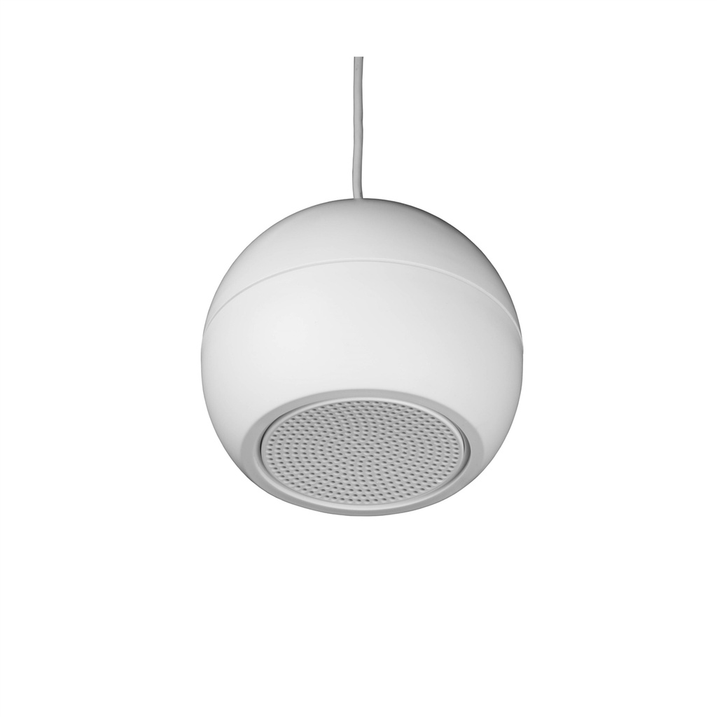 Biamp Surface Mount Speaker 5.25" EN54-24 100V White - EN-SPH5T16-W