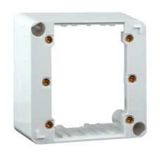 Boîtier encastrable Biamp E-MODON pour commandes murales Blanc