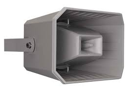 Haut-parleur à klaxon puissant longue distance Biamp 70/100 V gris - MPLT62-G