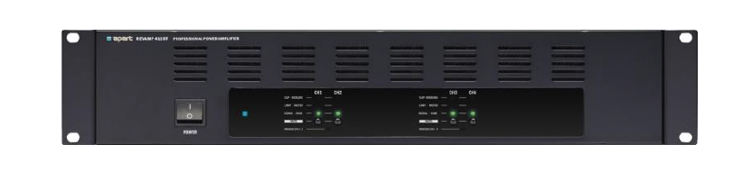 Biamp - REVAMP4120T - 19" 4-kanaals Eindversterker 120/60W 4/8Ω/100V  