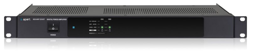 Amplificateur de puissance Biamp 19" 2 canaux 60/30W 4/8Ω/100V - REVAMP2060T