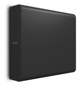 Biamp Desono Surface Mount Subwoofer Dual Coil 2x 80W @ 8Ω Black - SUBLIME-BL