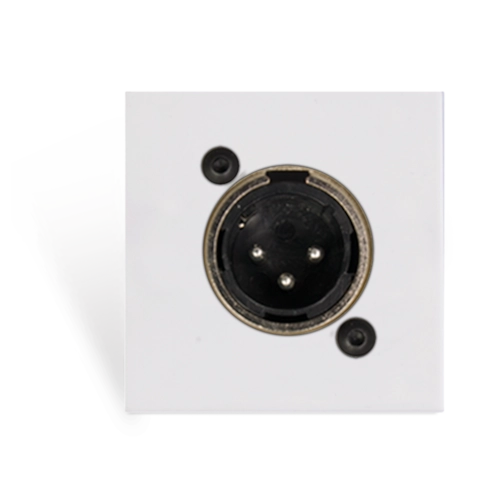 Procab CP45XLMS/W Aansluitplaat XLR mannelijk 45 X 45 mm Wit