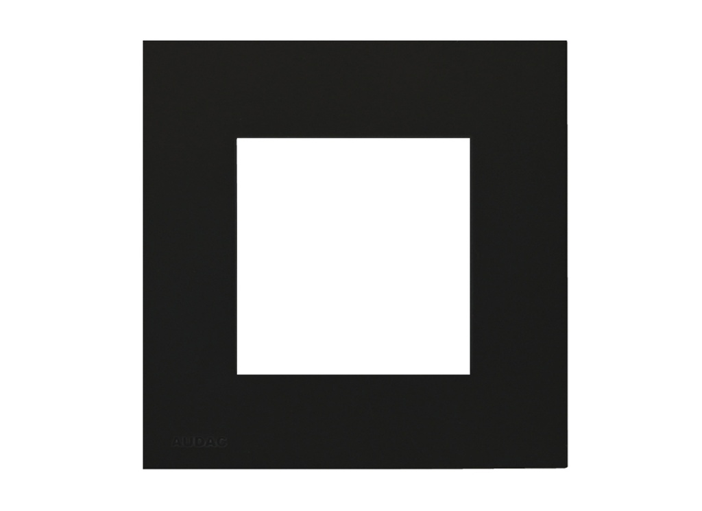 Cadre de recouvrement simple Procab CF45SH/B 45 x 45 mm Noir