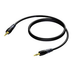 Câble audio stéréo Procab CLA716/1, jack 3,5 mm, 15 m, noir