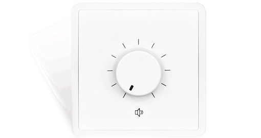 Audac - VC3062/W -100V volumeregelaar 60W 80 x 80 mm    