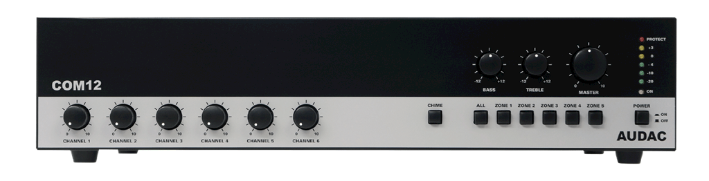 Audac Public address amplifier 120W - COM12MK2