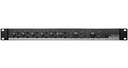 Audac - PRE126 -Two zone   6 Channel stereo preamplifier   