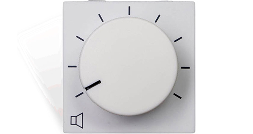 Audac - VC3036/W -100V volumeregelaar 36W 45 x 45 mm    