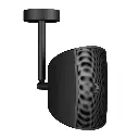 Audac Compact Surface Mount Enceinte Plafonnier 8Ω 2" Noir - Par paire - ATEO2S/B