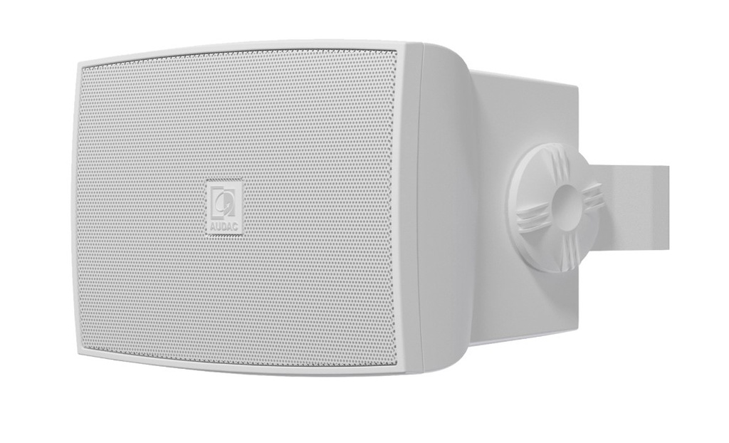 Audac Enceinte murale extérieure 2 voies 8Ω 5 1/4" Blanc - Par paire - WX502MK2/OW
