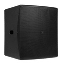 Audac - BASO15/B -Compacte Subwoofer 1400W 15" 8Ω Zwart    