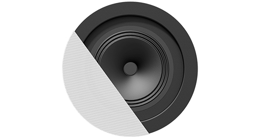 Audac SpringFit™ 5" ceiling speaker White version - 100V & 8Ω - CENA506/W