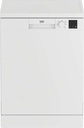 Beko DVN05320W Freestanding Dishwasher 13 Place Settings E-Label White