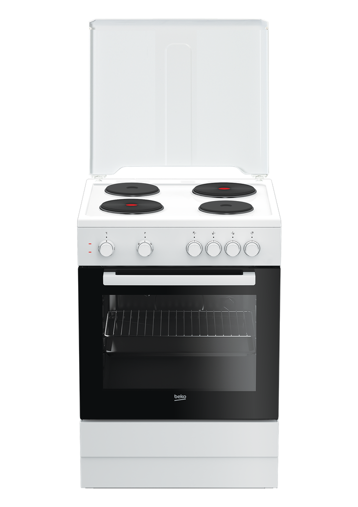 Cuisinière électrique Beko FSS66000GW 60x60 71l Blanc