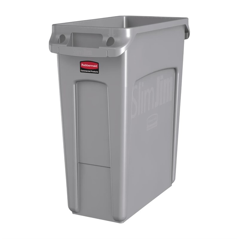 Conteneur Rubbermaid Slim Jim avec fentes d'air 60L - F603