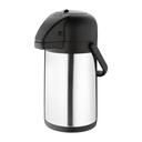 Olympia DL163 Pump Thermos 1.9l Stainless Steel Gray