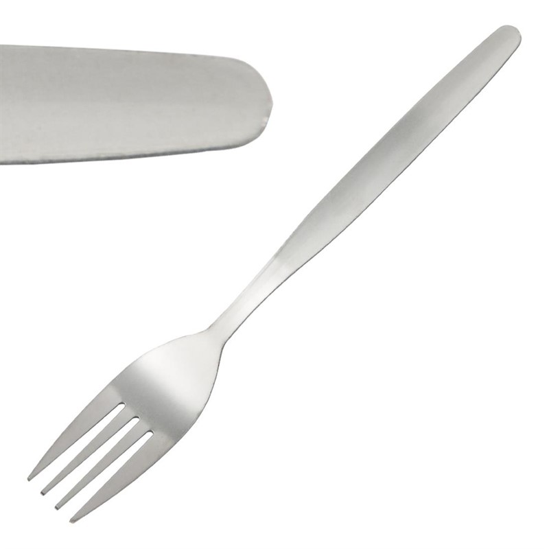 Olympia C117 Table Forks Kelso 20.5mm Stainless Steel Gray 12 Pieces