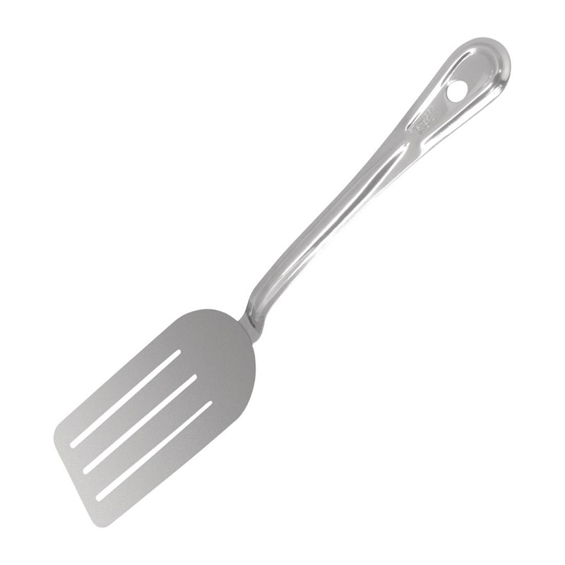 Vogue DP013 Flexible Perforated Spatula 35.5cm Stainless Steel Grey