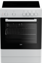 Beko FSM67010GW Keramisch Fornuis 60cm Wit