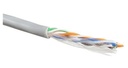 CAT5e U/UTP netwerkkabel PVC massief grijs (rol 100 m)