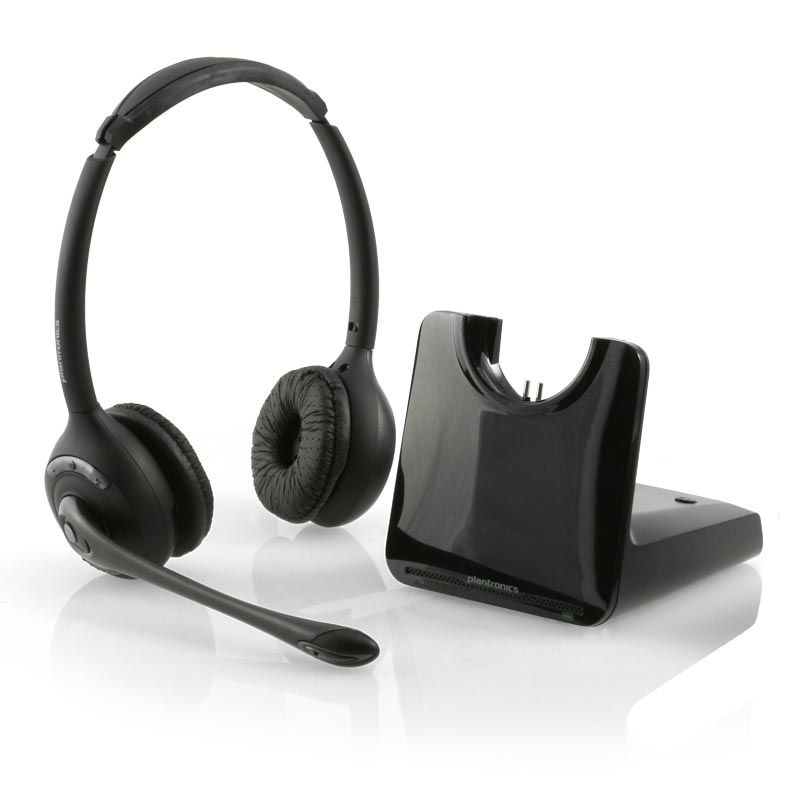 Plantronics CS520/A Draadloze Headset voor vaste Telefonie Zwart