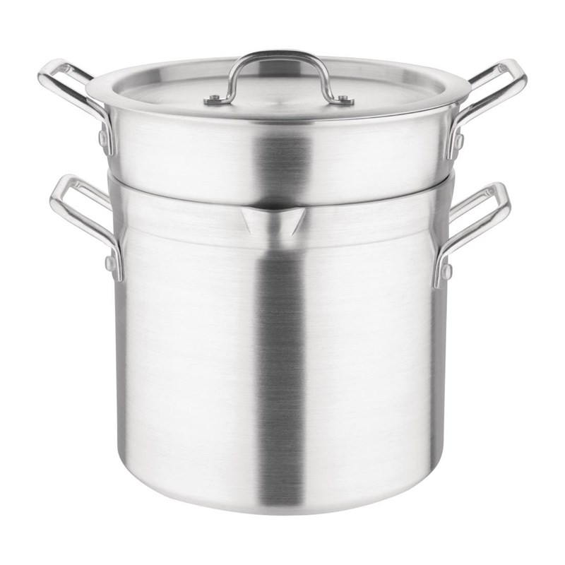 Vogue K645 Cooking Pot Au Bain Marie 27.5 (Ø) cm 10l Aluminum Gray
